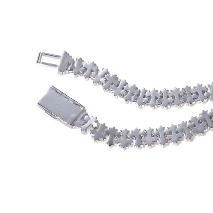 925 Silver Moissanite High-End Diamond Iced Out Chains Bracelet Women'S Necklace with GRA Certificate Moissanite Pure Silver ﻿